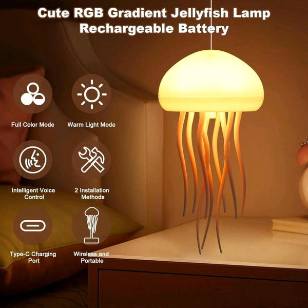 Dancing Aurora Jellyfish Lamp