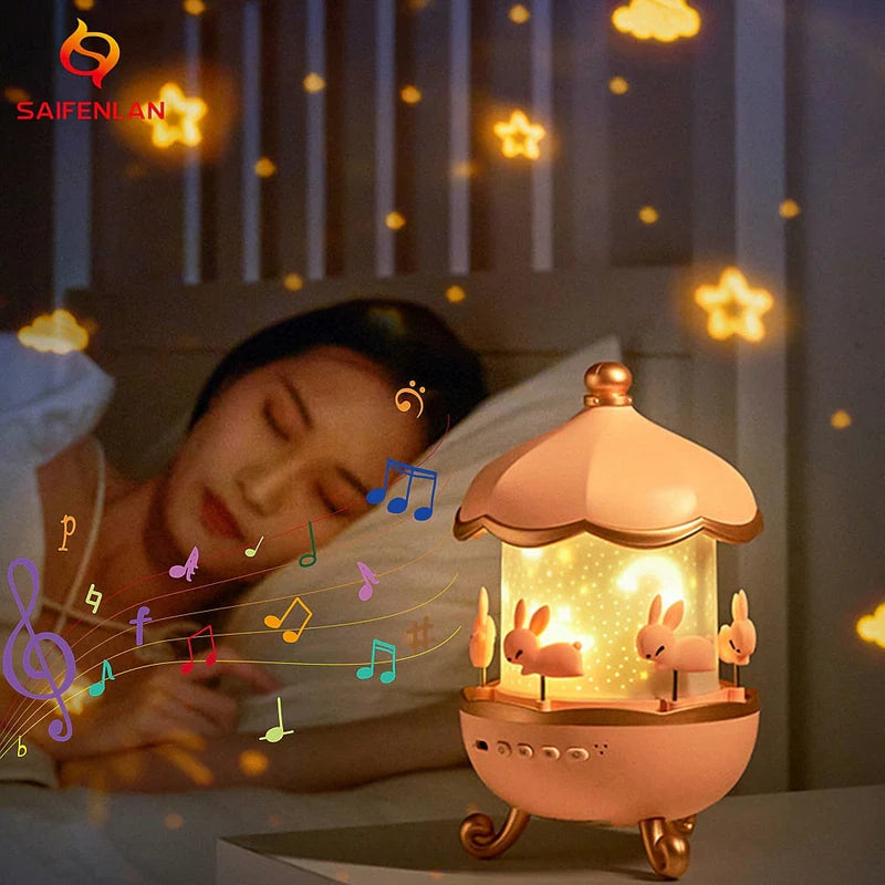 Bunny's Carousel Night Light Projector